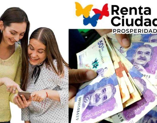Contiene Pesos Colombianos, dos chicas y el logo de La Renta Ciudadana en 2024: Consulta tu Sisben IV y Montos Gobierno amplía nuevas Cajas Extendidas para el programa de Renta Ciudadana 2023