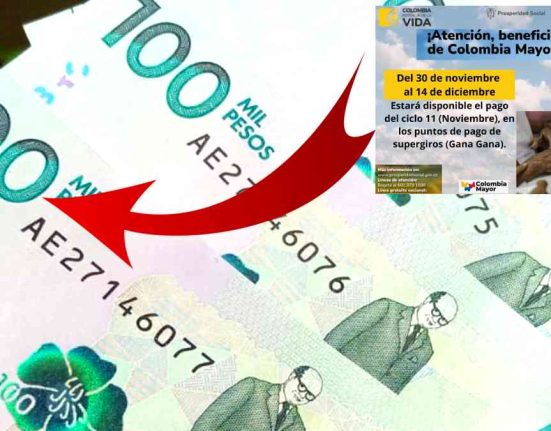 Fechas de Pago del Programa Colombia Mayor en Noviembre Ciclo 11