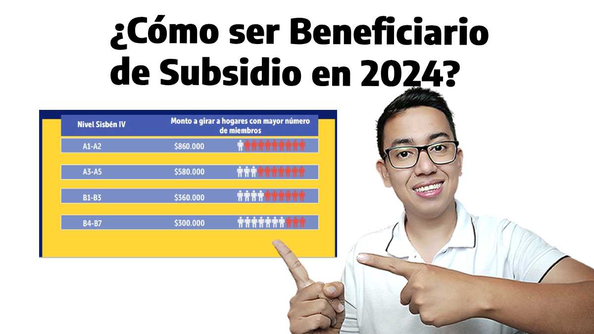 ¿Cómo ser Beneficiario de Subsidio en 2024? Capture de la tabla de valores de IMG, foto de Wintor ABC