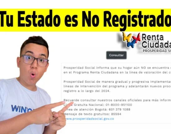 Imagen con la Foto de Wintor ABC con asombro señalando el resultado de consulta de Renta Ciudadana.