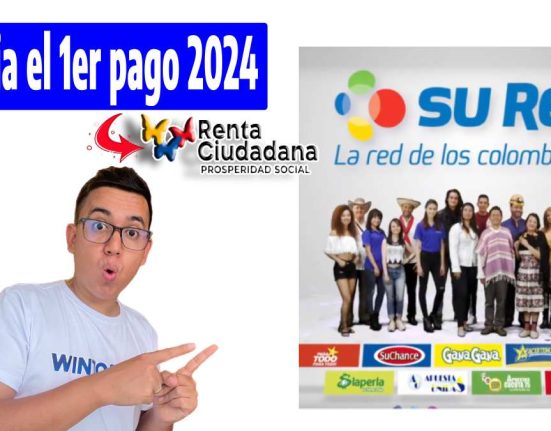 Inicia el 1er pago 2024 imagen de SURED y aliados, logo de Renta Ciudadana foto de Wintor ABC.
