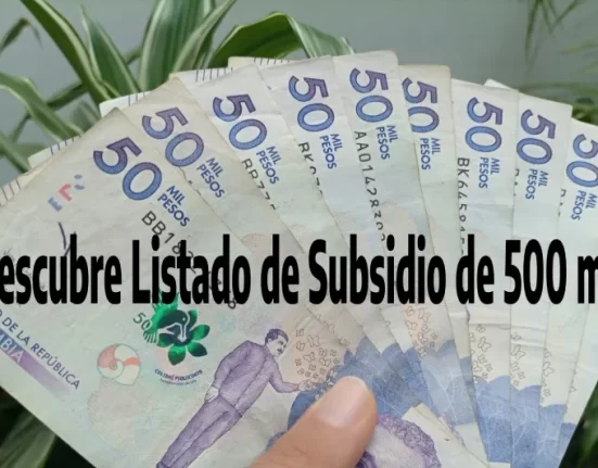 fondo de imagen billetes en pesos colombianos.