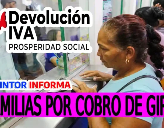 Familias por cobro de giro