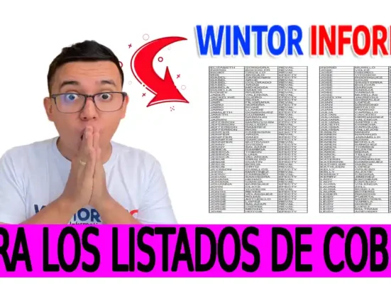 Listado de cobro en noviembre
