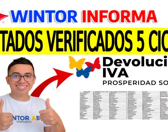 Listado verificado 5 ciclo